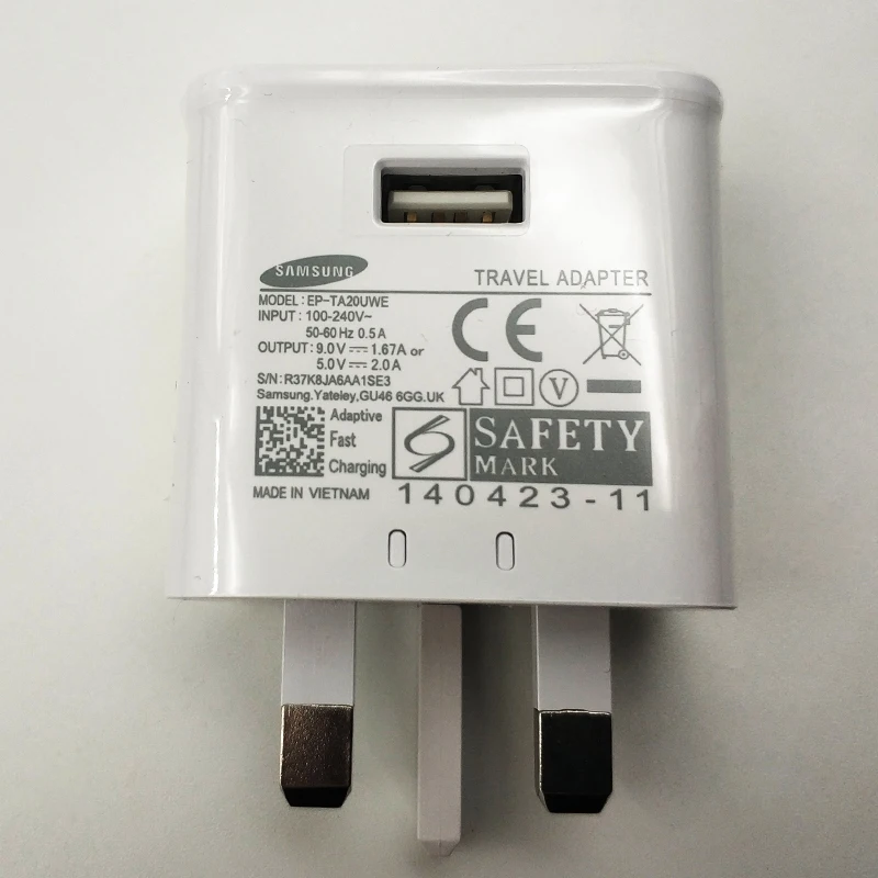 Переходник для быстрой зарядки с разъемом USB Type C в английском стиле SAMSUNG Galaxy S10 S8 S9