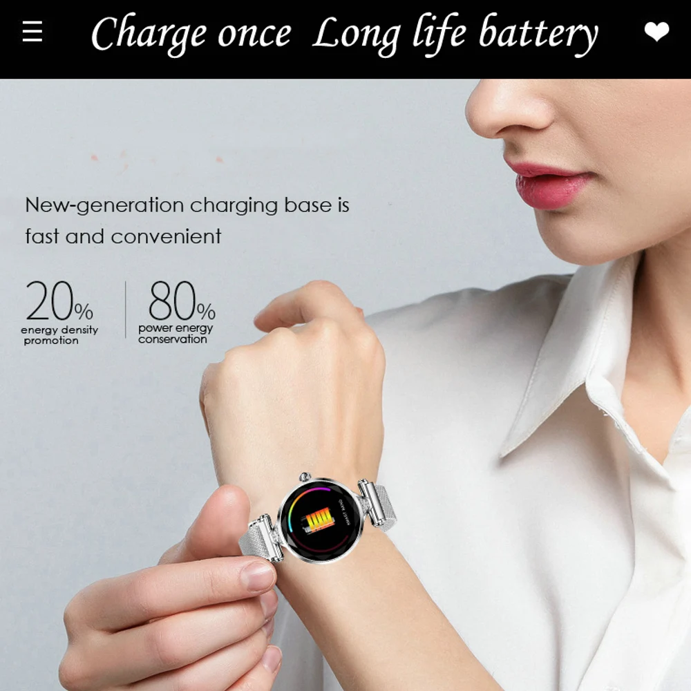 LEMFO 2019 New Luxury Smart Watch Women Sport IP67 Waterproof Bluetooth For Android IOS Iphone Smartwatch Gift Girlfriend | Электроника