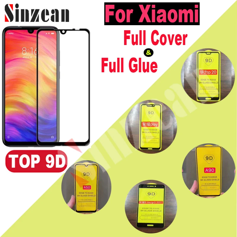 50 шт. 2.5D полное покрытие закаленное стекло для Xiaomi 9T Pro/Redmi 5 Plus/Redmi Note 6/Note 7 Pro 9D