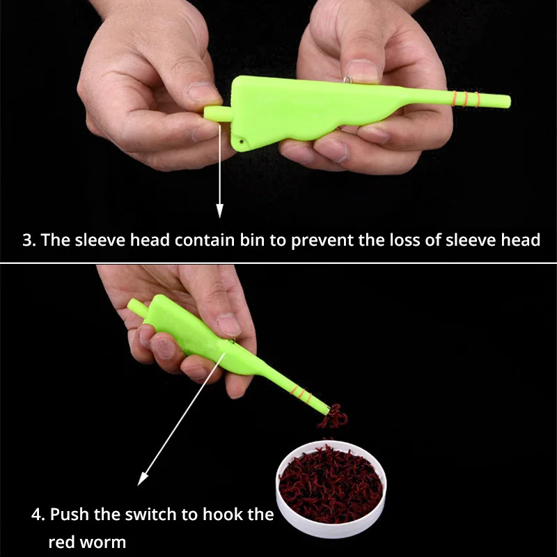 Новый зажим для дождевого червя портативные рыболовные приманки рыболовных