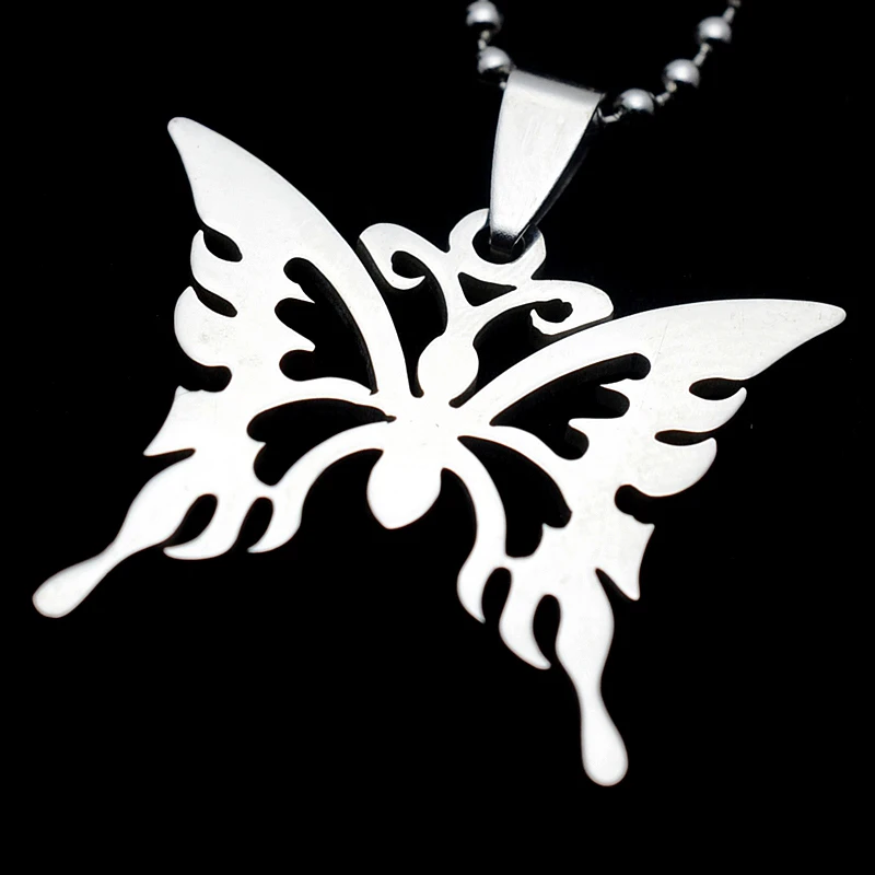 Ожерелье из полированной нержавеющей стали с цепочкой 60 см|necklace tie|necklace classicpendant