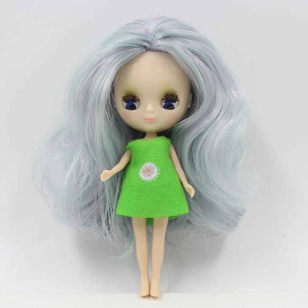 DBS blyth мини-кукла игрушка 10 см Обнаженная кукла Красочные длинные волосы | Игрушки