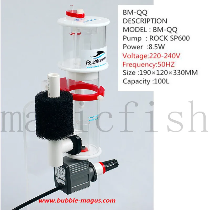 QQ 220-240 V Скиммер для протеина bmq1 BMQQ2 BMQQ3 Коралловый Аквариум морской Коралл мини нано фильтр риф бак морской фильтр висячий на - Цвет: QQ 220-240 V