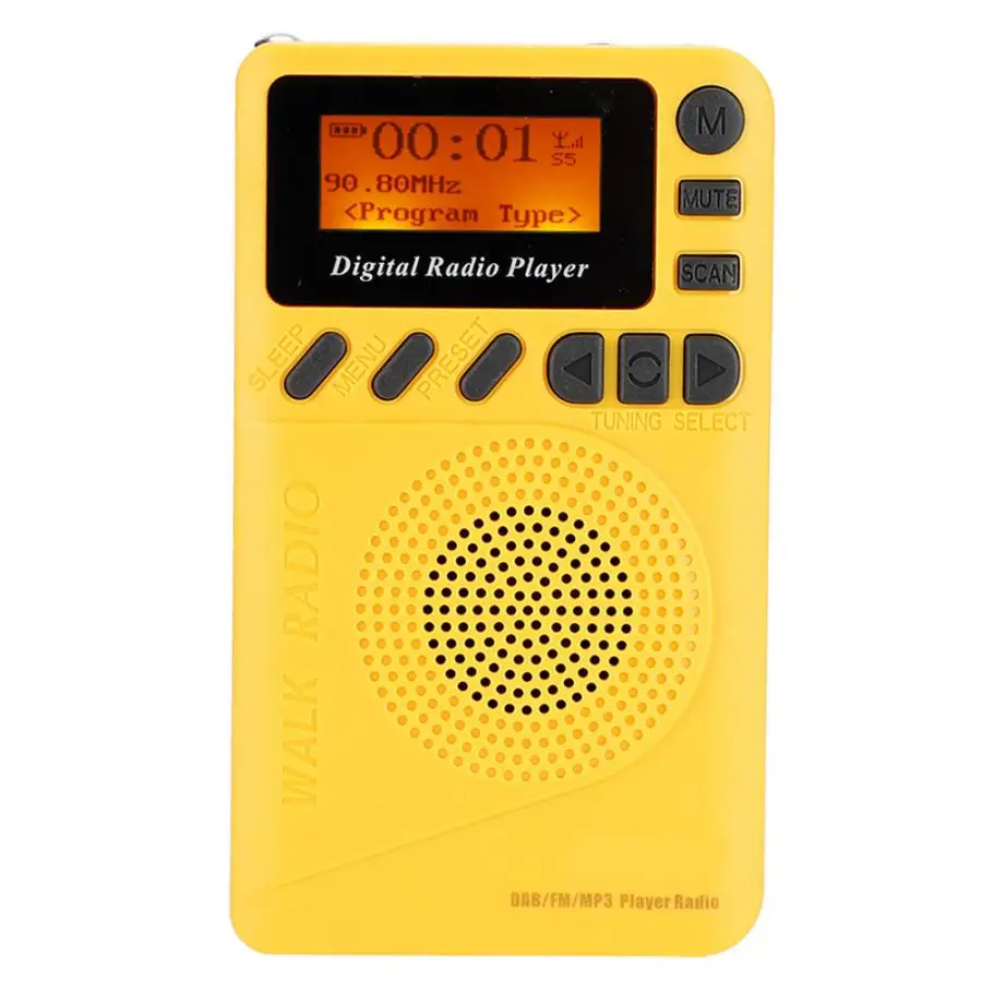 Мини карманный цифровой DAB + FM плеер радио с ридером MP3-плеер fm-радио стерео