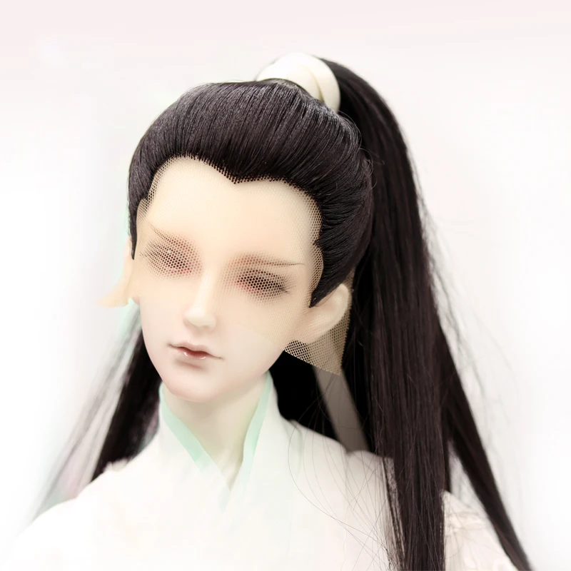 Bybrana 1 шт. 1/3 Bjd парик с конским хвостом для мальчиков длинный прямые кукольные