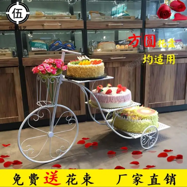 New European iron cake rack mesh five-layer six-layer dessert table