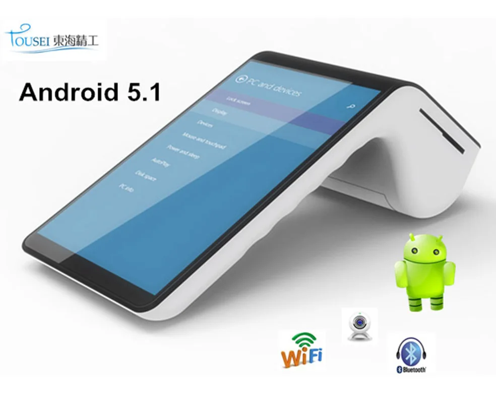 Ручной счет оплаты Android pos машина 7003 с принтером и 7-дюймовый планшет | Компьютеры