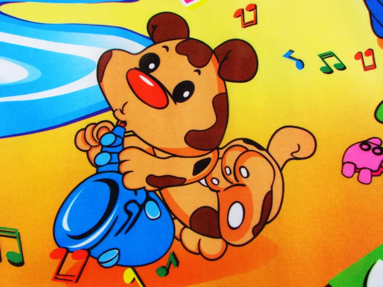 Cheap children carpet baby play developing mat rug puzzle for toys music kids Animals |