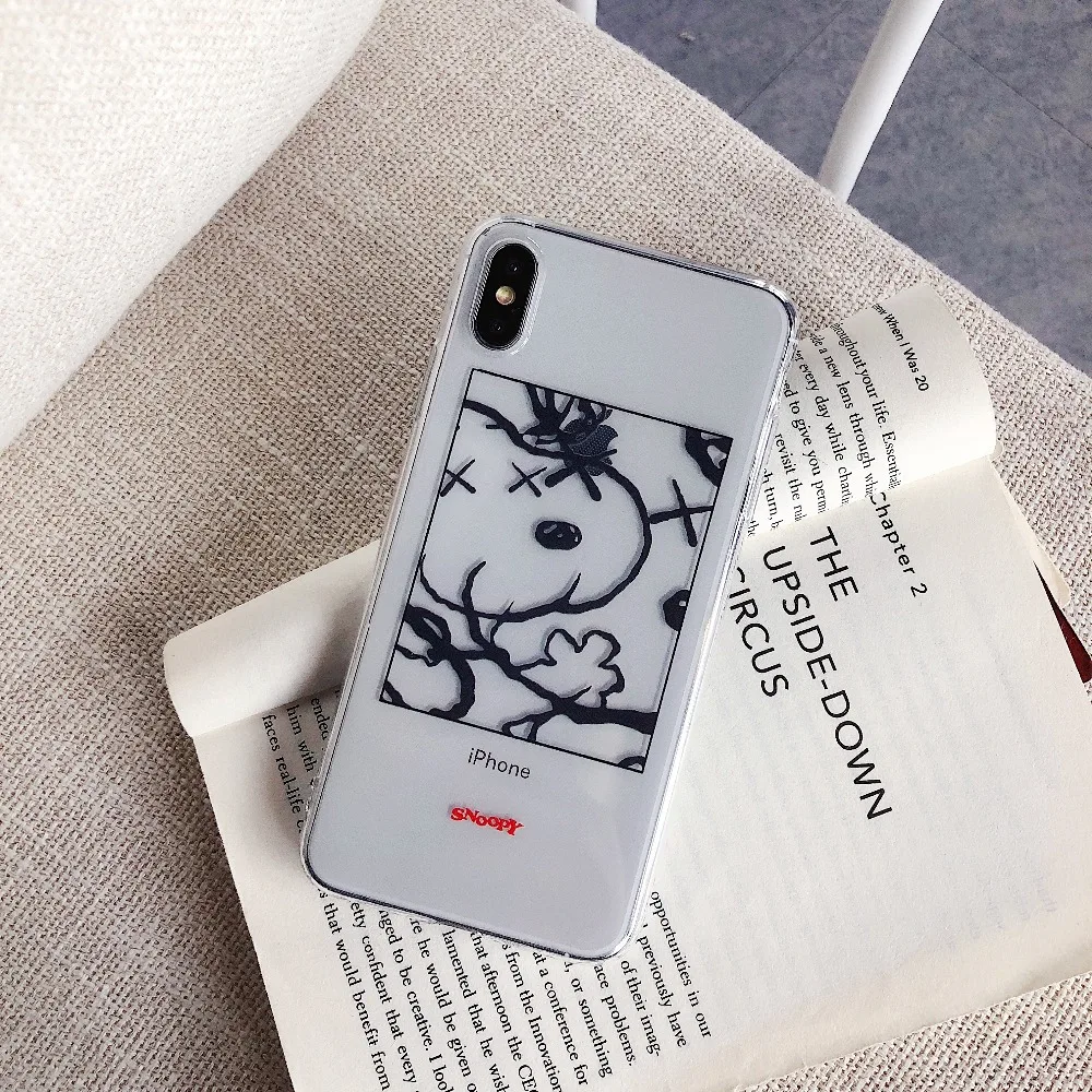 Snoopy бумажная коллекция для iphone 6 6s 6plus plus 7 8 чехол X xr xsmax задняя крышка-чехол