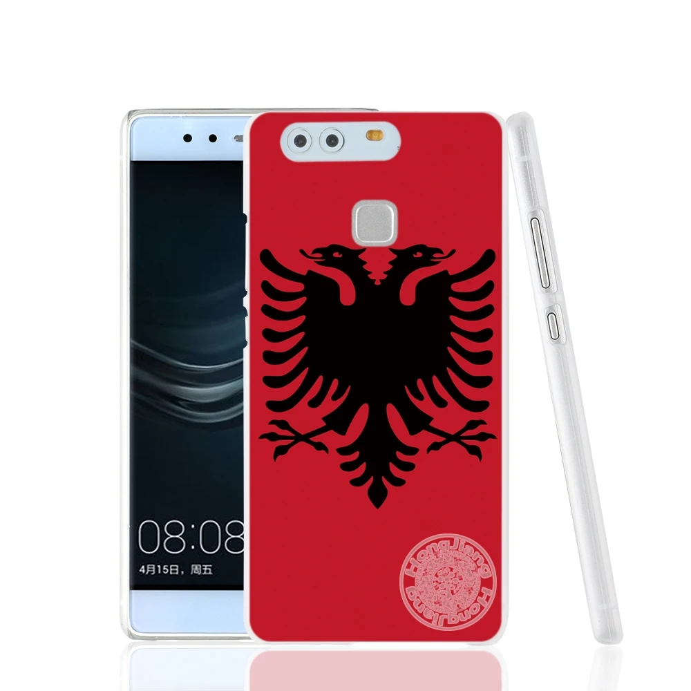 HAMEINUO Flag of Russian Federation bear eagle Cover phone Case for huawei Ascend P7 P8 P9 P10 lite plus G8 G7 honor 5C 2017 | Мобильные