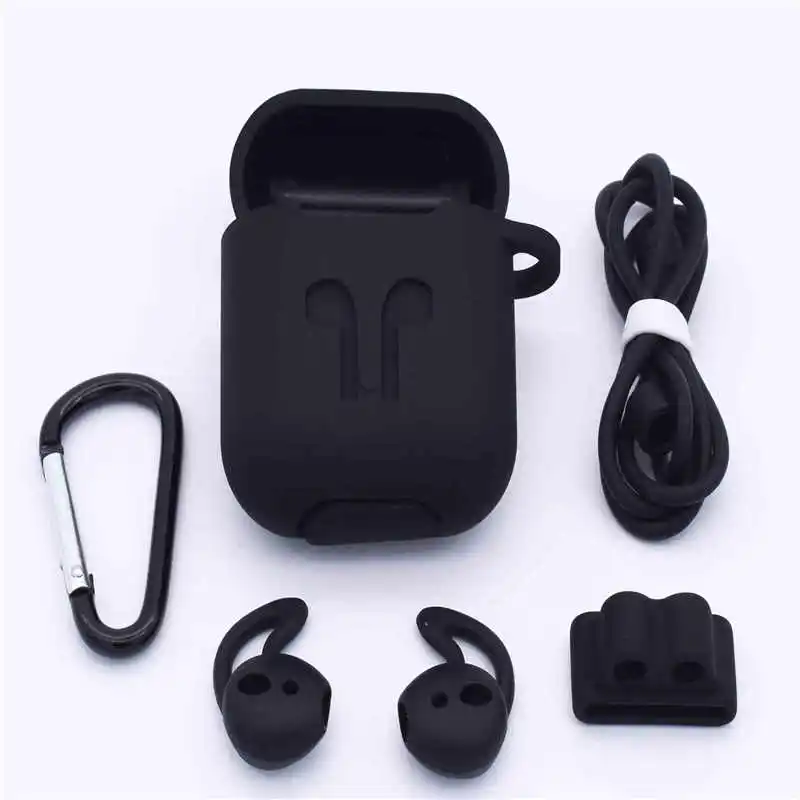 CALETOP 5 в 1 мягкий силиконовый чехол для Airpods, беспроводной чехол для наушников Airpod для KD10 i10 V8 I12 TWS, защитный чехол