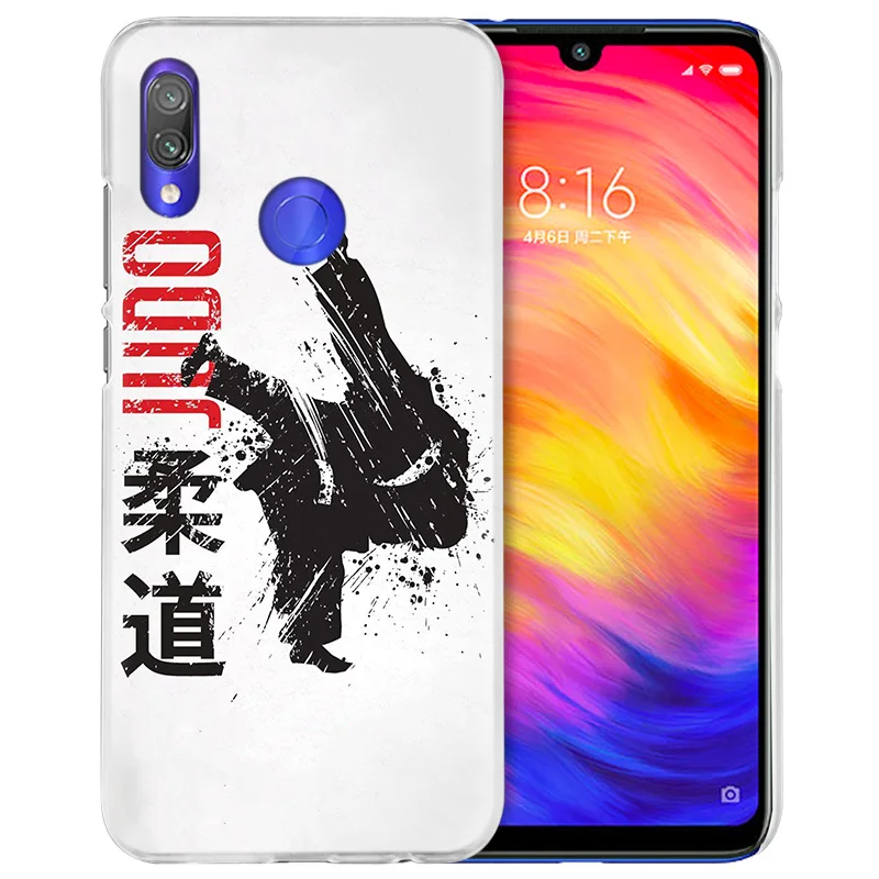 Жесткий чехол для телефона дзюдо тхэквондо для Xiao mi Red mi Go Note 7 6 6A Pro S2 5 5A 4X mi A1 A2 9 mi x 3 5G 8 lite Play F1