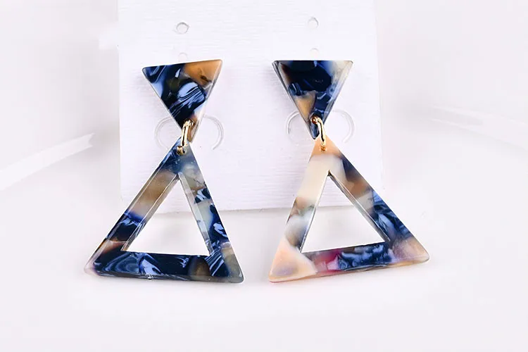 Корейские геометрические Простые полые размеры уксусная кислота ювелирные