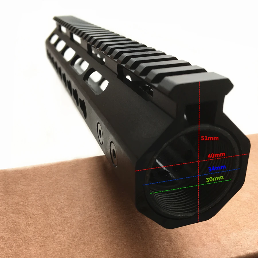 FIRECLUB 10 дюймов свободный поплавок NSR KeyMod защитный кронштейн для крепления со