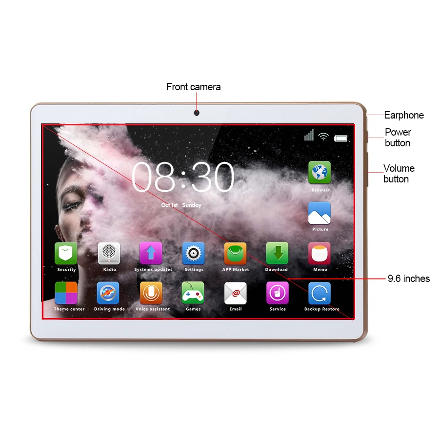 FUGN OriginalTablet PC 9 7 дюймов Android 6 0 планшет для рисования детей Octa Core 4 ГБ Wi Fi gps двойной