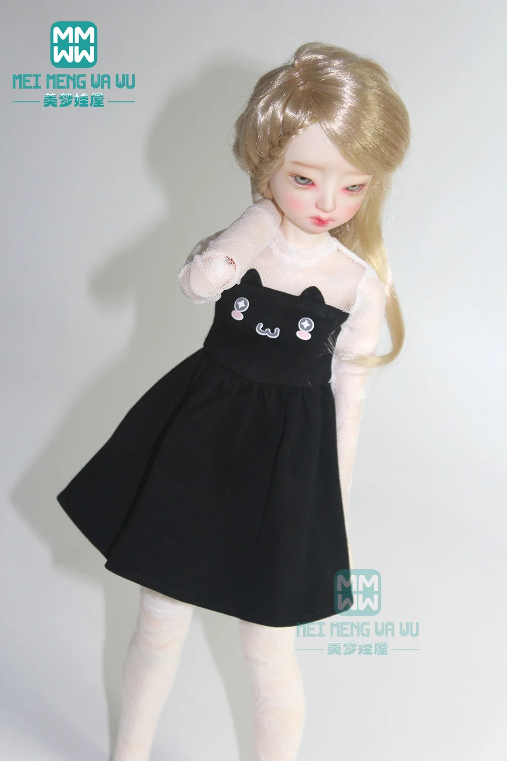 Одежда для куклы подходит BJD MSD 43 см 1/4 модное кружевное платье с кошачьими ушками