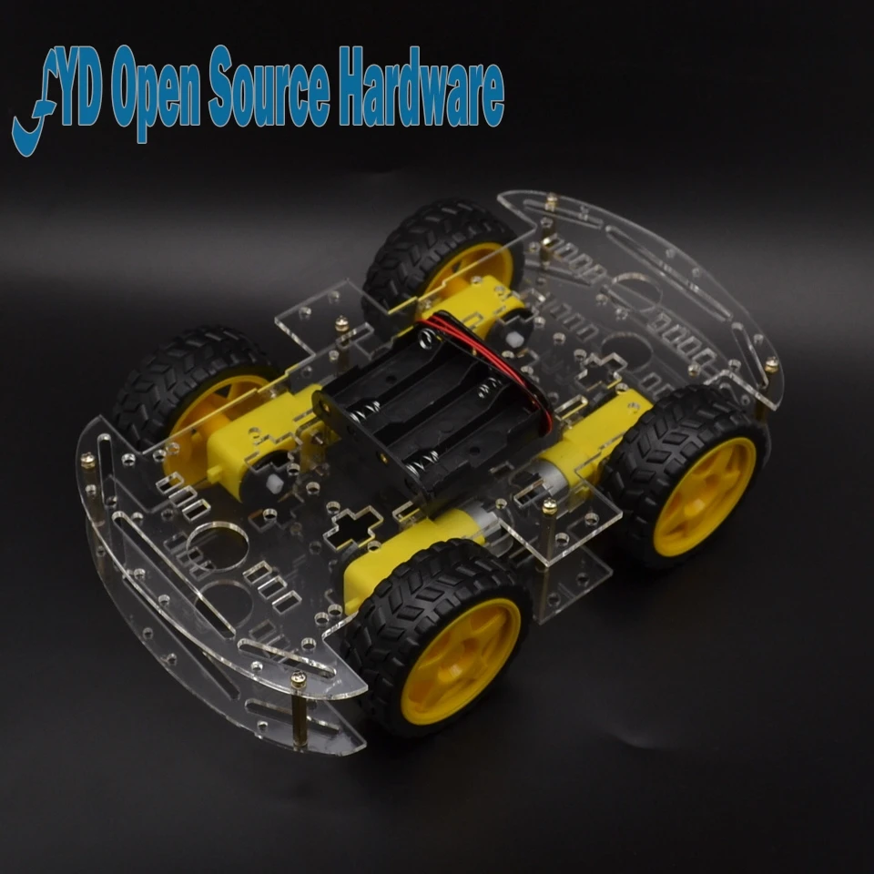 1 шт. двигатель умный робот шасси автомобиля электронное производство DIY Kit