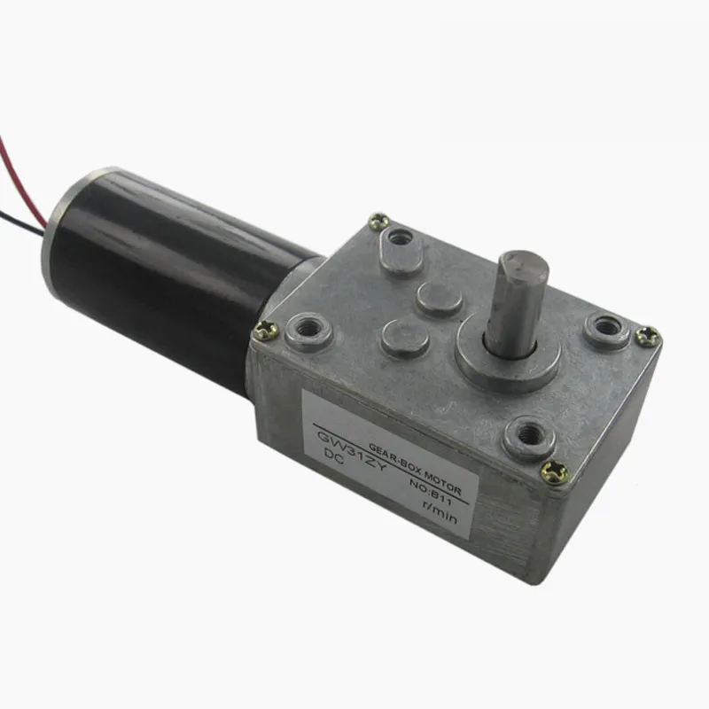 

GW31ZY 12V 24V Worm and worm gear DC motor,Track driven worm gear reduction DC motor,Miniature worm GEAR-BOX DC motor,J18190