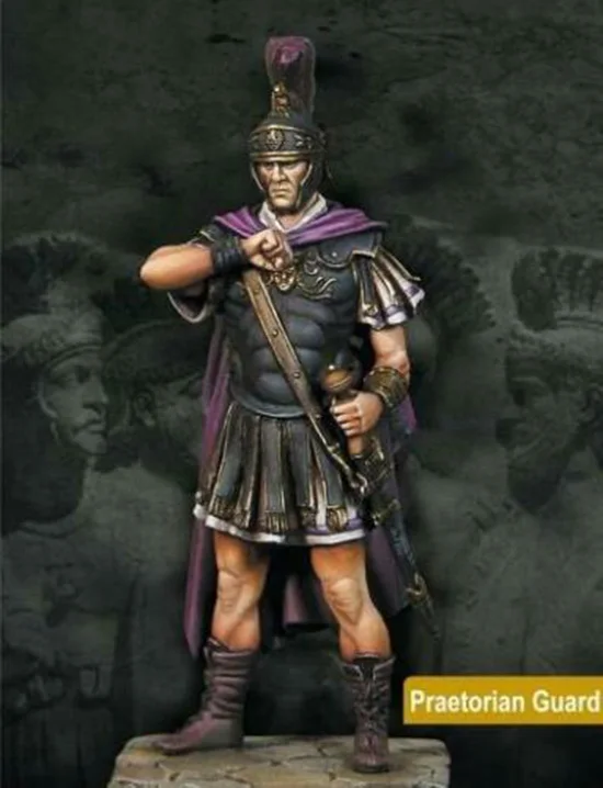 

1/24 75MM movie Roman Guards man 75MM Resin figure Model kits Miniature gk Unassembly Unpainted