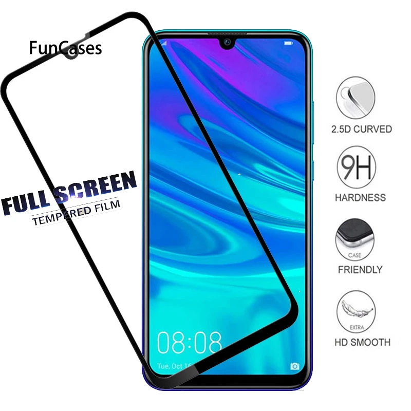 Закаленное стекло для Huawei P Smart Plus 2019 Y6 Y9 2018 Nova 4 3i 2i Honor 8X 8A защита экрана полное