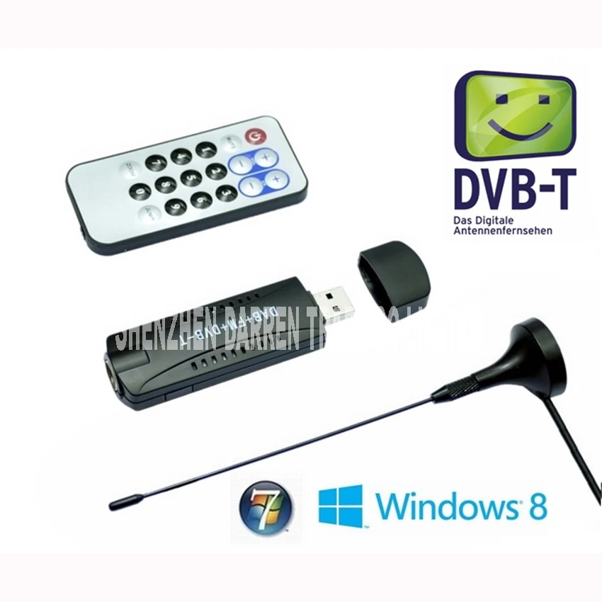 Приемник сигнала DVB-T и DAB USB цифровой ТВ FM + RTL2832U R820T поддержка тюнера приемник SDR