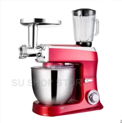 Красный 7,5 LBlender 1500 Вт миксер с подтяжкой для чаши, кухонный миксер, миксер для молочного коктейля/торта, тестомесильная машина, миксер для еды - Цвет: Красный