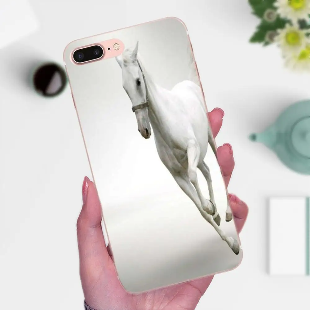 Horse Animal Printed Soft TPU Case Coque Cover For Xiaomi Redmi Note 2 3 3S 4 4A 4X 5 5A 6 6A Pro Plus | Мобильные телефоны и