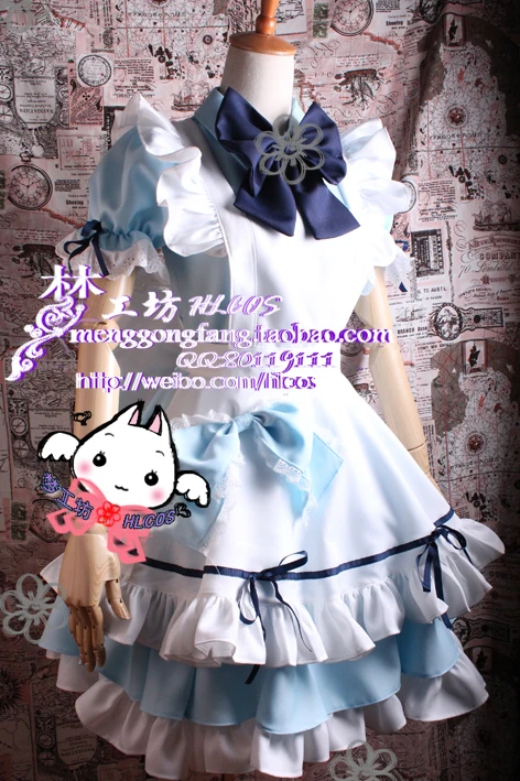 Новое поступление! Платье горничной Koizumi Hanayo необычное платье костюмы для женщин