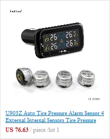 T680-WI Солнечный TPMS автомобильных шин Давление сигнализации Монитор Системы Дисплей 4 внешних Сенсор Температура Предупреждение
