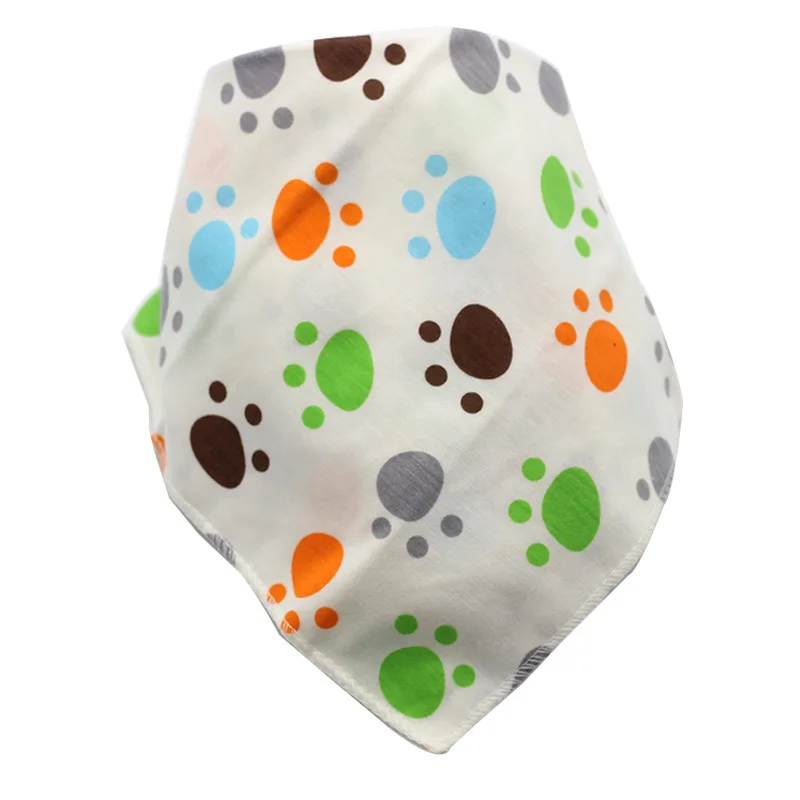 Cotton Bandana Bibs Baby Babador Feeding Smock Infant Burp Cloths Cartoon Saliva Towel Baby Eating Accessory Soft Baby Stuff - Цвет: 30
