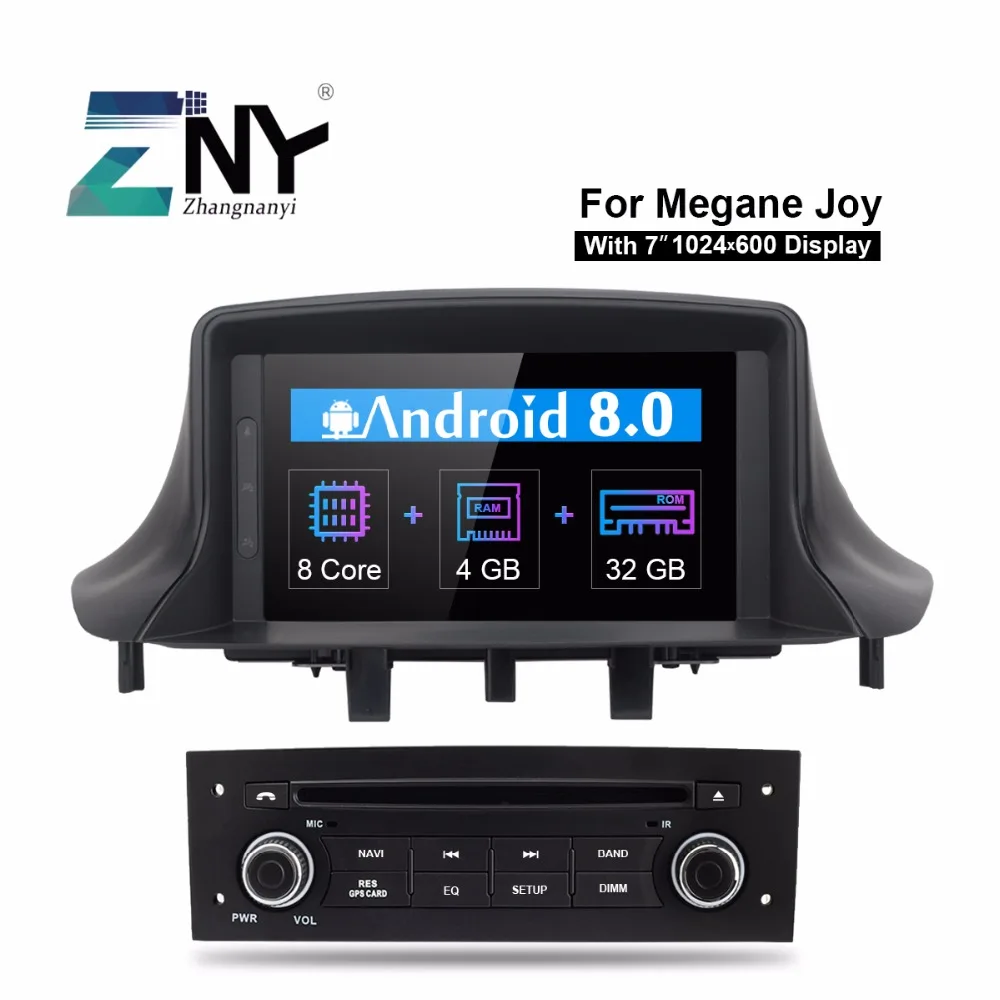 Android 8 0 автомобильный DVD стерео для Megane 3 2015 Renualt Joy 7 &quotips 1 Din Авто радио аудио и