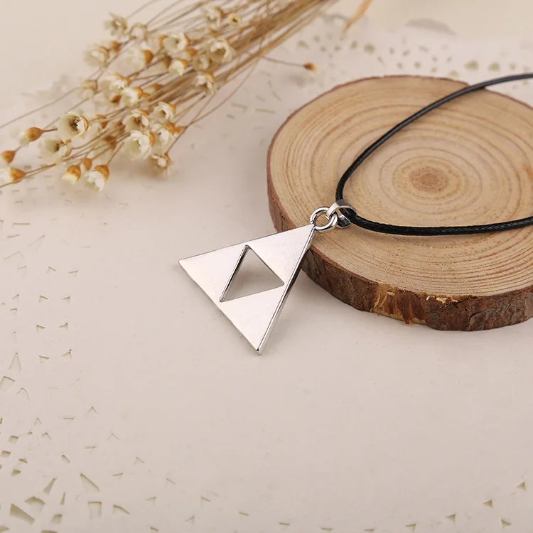 Аниме Легенда о Зельде ожерелье трифорс металлическая фигурка кулон высокое