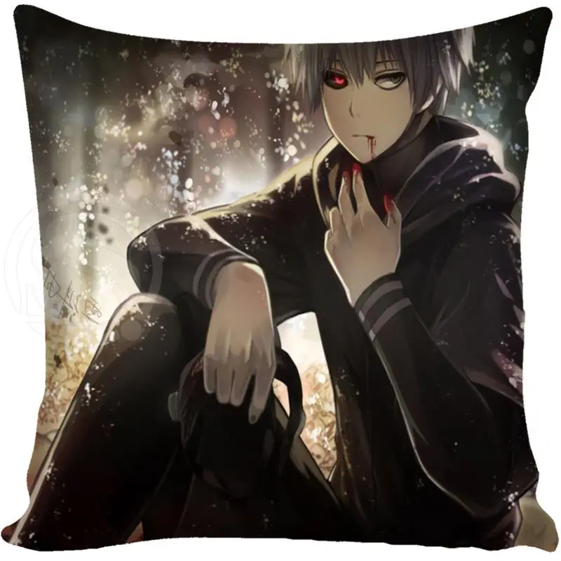 G0309 мага Милая одежда с надписью «Tokyo Ghoul японский аниме-наволочки Молнии Изготовленный На Заказ Подушка Чехол - Цвет: Темно-серый
