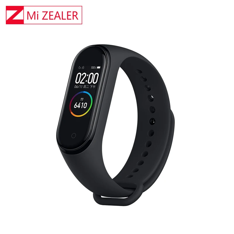Глобальная версия Xiaomi Miband 4 умный Браслет сердечного ритма фитнес 3 цвета AMOLED