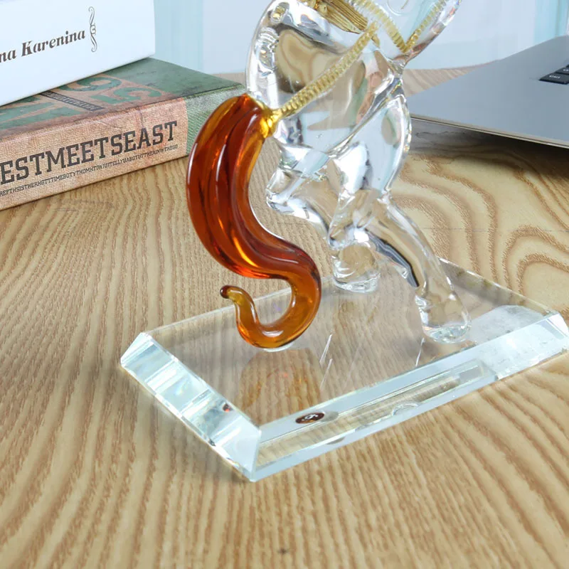 Хрустальное стекло лошадь статуэтка коллекция Лошадь Животное Paperweight украшение