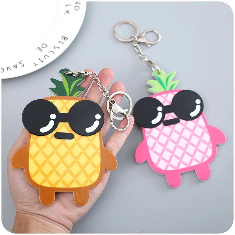 PACGOTH Creative Fashion Acrylic Bus ID Name Card Holders Kawaii Fruits Pineapple Shape Casual Credit &amp 1 Piece | Багаж и сумки