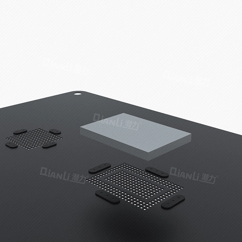 3D Power Logic Module трафарет с квадратным отверстием черная оправа жестяная стальная