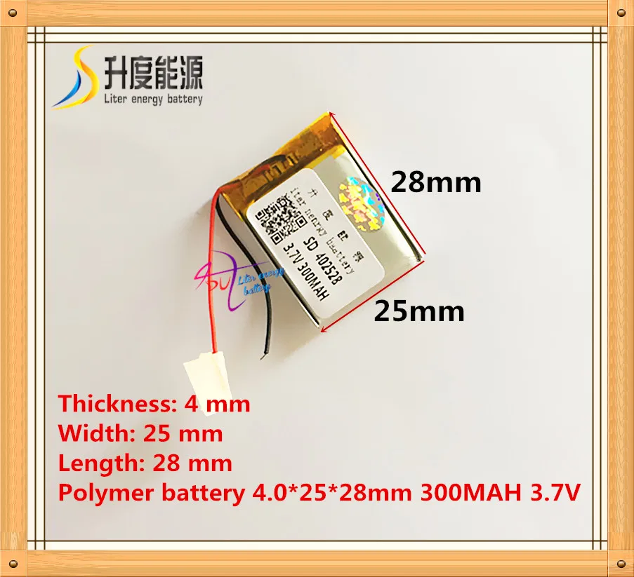 402528 042528 3 7 V 300mAh литий полимерный аккумулятор аккумуляторная батарея lipo MP3 MP4 GPS