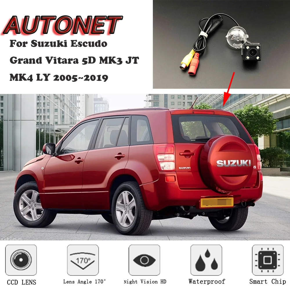 Камера заднего вида с функцией ночной съемки и видения для Suzuki скудо/Grand Vitara 5D MK3 JT