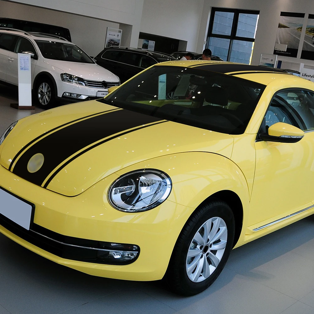 Наклейка на капот автомобиля крышу и заднюю полосу наклейка корпус для Volkswagen Beetle
