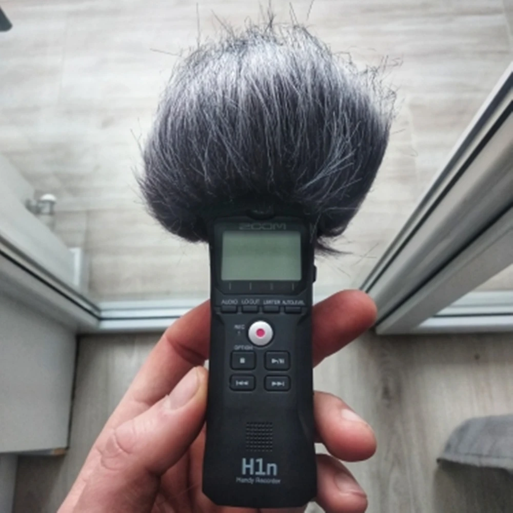 Меховой микрофон на ветровое стекло для Zoom H1N H1 искусственный мех ZOOM Deat cat |
