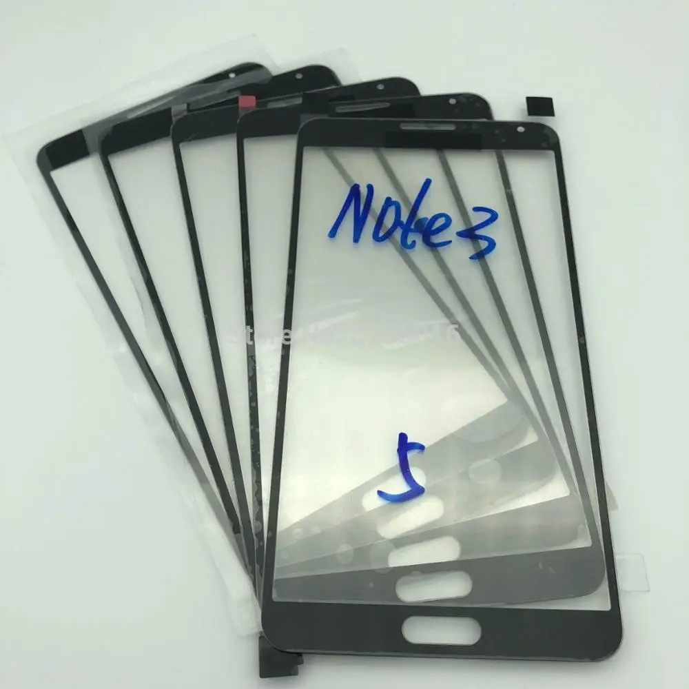 5 шт. Переднее стекло для Samsung Note 3 N900 N750 NEO сенсорный экран панель треснутое Стекло