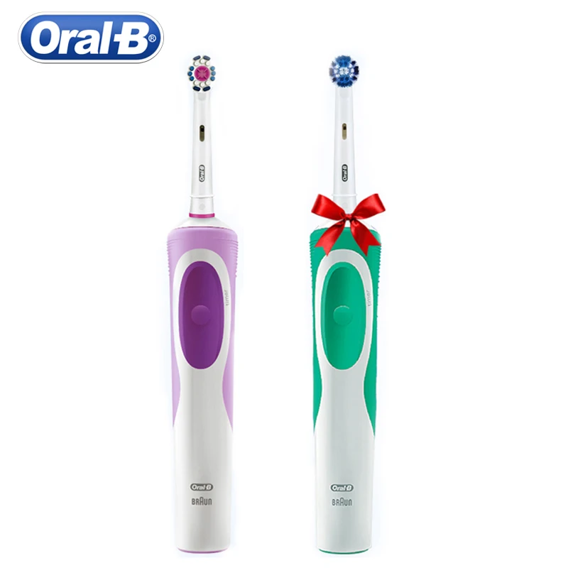 Электрическая зубная щетка Oral B Vitality перезаряжаемая для взрослых головки зубной
