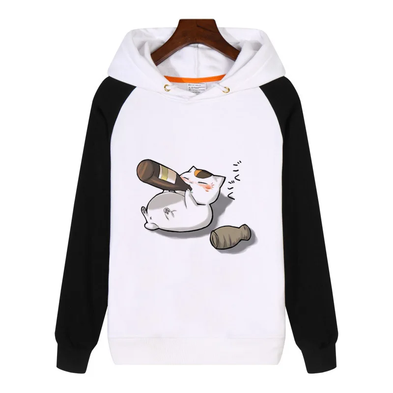 Natsume's Book of Friends японское аниме Такаси Нацумэ Nyanko-толстовки sensei для мужчин и