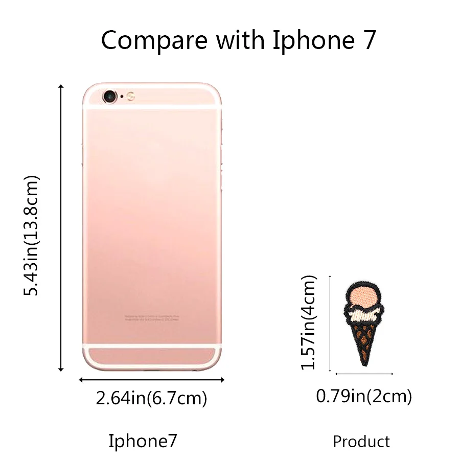 5 шт. патчи для одежды с вышивкой|ice cream patch|fashion patchespatches fashion |