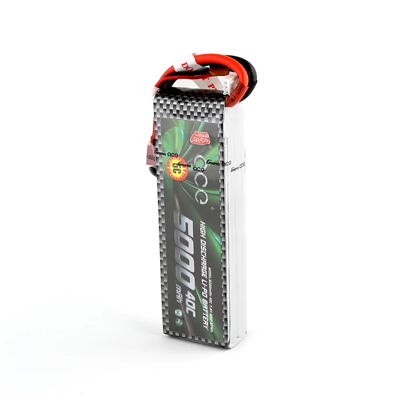 Gens ace 5000 мАч 2 S 7 4 В 40C-80C Lipo батарея для 1:10 размеры модели фиксированные крылья Quadaptor