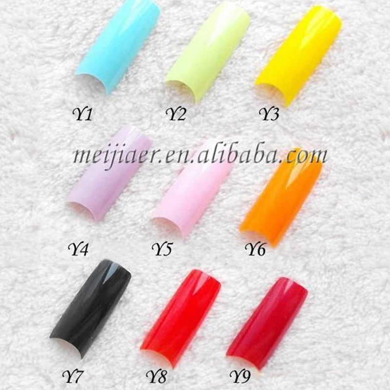 Janelove100pcs Новый профессиональный французский накладные ногти для акриловых