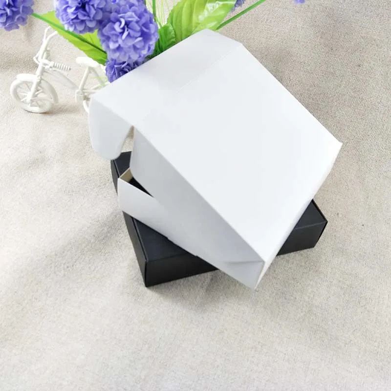 2017New DIY Белая бумага 300gsm 176x140x40 мм коробка расширения 10 шт./лот с 2 ярдов ленты в