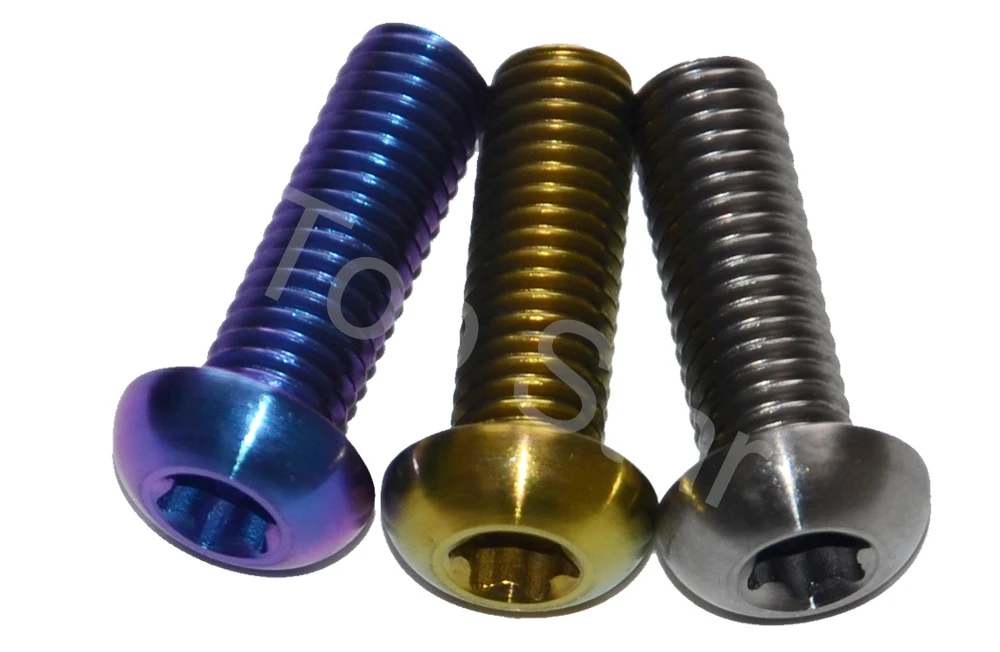 2 шт. титановые болты для мотоцикла M8 X 25 мм|titanium bolts|head boltbutton head bolts |