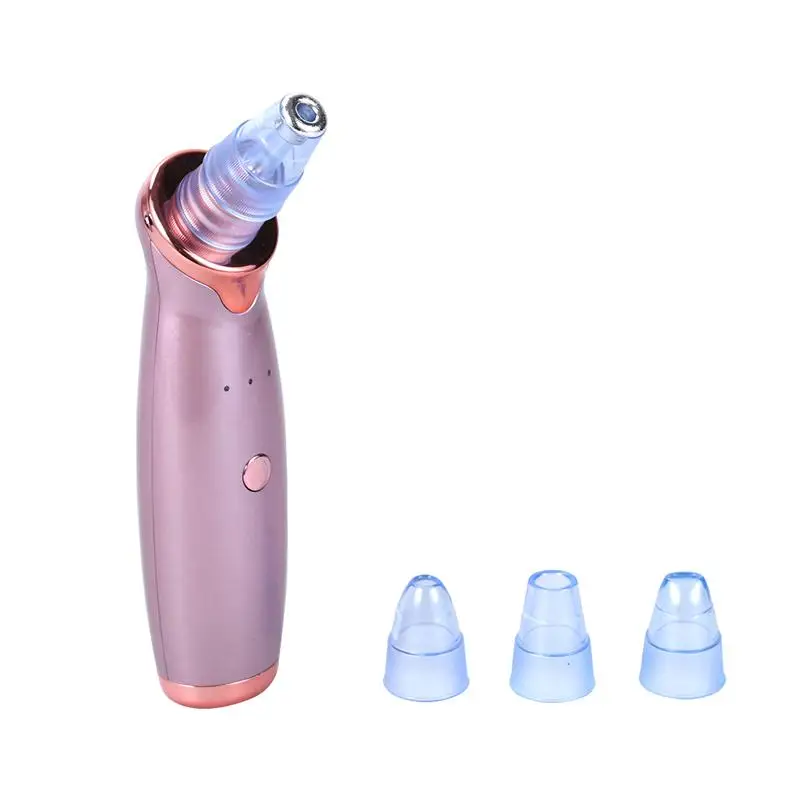 Rose Gold Лица пор черные точки на носу вакуумный очиститель пор пилинг для удаления черных точек пор Очищение кожи лица глубоко очиститель - Цвет: Rose Gold